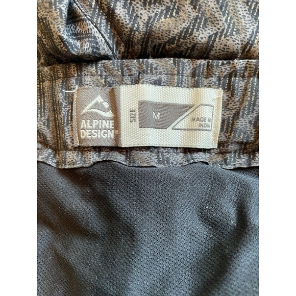 Alpine Designs Shorts Men's Blue Cargo Hiking Belted Board Shorts Medium - Picture 4 of 4